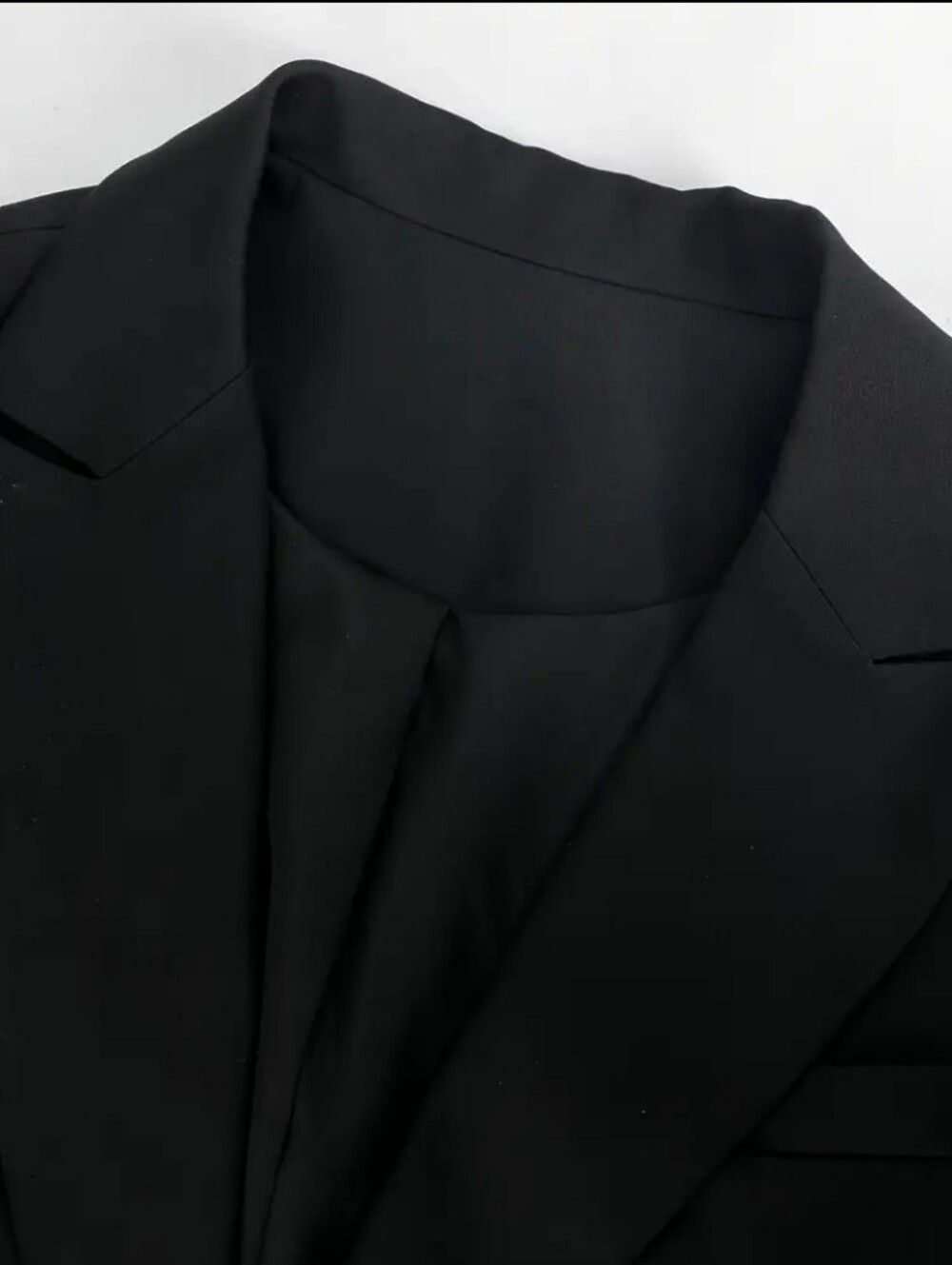 Women'S Long Sleeve Single-Button Lace Blazer, Spring Autumn Casual Business - Picture 3 of 5